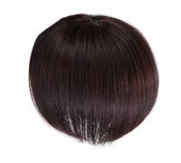 Okeeyseda Parrucca per Capelli con Frangia Aumenta la Quantità di Capelli Parte Superiore Della Testa per Coprire il Parrucchino Bianca C