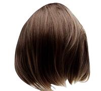 Okeeyseda Parrucche Corte Diritte Parrucche Brasiliane con Capelli Vergini Parrucche Piene (40 Cm) Colore