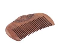 Okeeyseda Pettine Tascabile Legno di Sandalo Verde Naturale Super Narrow Dent Wood Pettini Pidocchi Statici Pettine per Barba Acconciatura Pettine in Legno di Sandalo