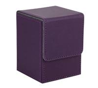 Okeeyseda Scatola Porta Carte Scatola Porta Carte con Maniche Scatola da Gioco per Carte Raccoglitori: 100 +, Viola