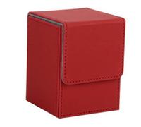 Okeeyseda Scatola Porta Carte Scatola Porta Carte con Maniche Scatola da Gioco per Carte Raccoglitori: 100 +, Rosso