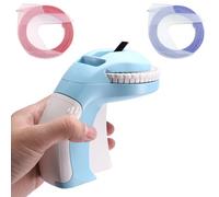 Okeeyseda Stampante Portatile per Etichette In Rilievo 3D Stampa Manuale di Etichette DIY 12965 Macchina da Scrivere Manuale Blu
