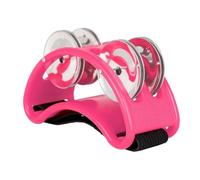 Okeeyseda Tamburello A Pedale con Suono Potente, Tamburelli A Pedale Regolabili con Strumento Musicale per Esibizioni Canore, Colore Rosa