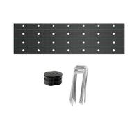 Okeeyseda Tessuto Paesaggistico Barriera Contro le Erbacce con Fori per Piantare 3 Pollici,Tessuto Barriera Contro Erbacce 3,3 Piedi X 11,8 Piedi Tappetino Giardinaggio per Blocchi Erbacce