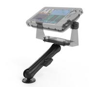 OkeMeeo Supporto per ecoscandaglio in alluminio, compatibile con Garmin e Lowrance, braccio regolabile da 9,3", supporto elettronico a sfera marino da 3,8 cm