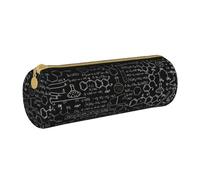 OKFSTY Astuccio 3D con illustrazione astratta scientifica chimica, cancelleria per la scuola, organizer per penne, astuccio carino per studenti, bianco, Taglia unica, Organizer per borse