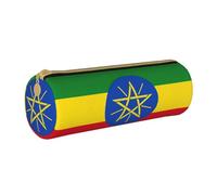 OKFSTY Astuccio con bandiera dell'Etiopia, astuccio per cancelleria scolastica, portapenne carino per studenti, bianco, Taglia unica, Organizer per borse