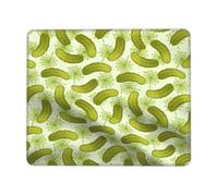 OKFSTY Tappetino per mouse con sottaceti e aneto, spesso, confortevole, con bordo bloccato, grande base in gomma antiscivolo, tappetino da scrivania per ufficio