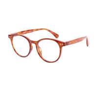 OKH Occhiali anti luce blu Uomo Donna Gaming Retro Rotondi Antiriflesso Allevia l'affaticamento degli occhi per schermi TV Telefono Computer (Pellicola blu-40%-Tartaruga chiaro)