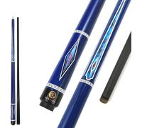OKHEALING Stecca da biliardo in carbonio, punta in pelle di maiale multistrato, ghiera in resina, fibra di carbonio T 700, 58 pollici. 1/2 giunto, fatto a mano, dritto, per otto e nove palle nere,