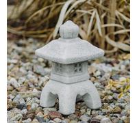 Oki-Gata jap. Lanterna in pietra scultura in pietra 30 cm 7 kg grigio cemento...