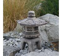 gartendekoparadies.de Massive pietra giapponese lanterna a colori OKI Gata Yukimi frostfest antica pietra artificiale