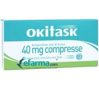 Oki task 40 mg Ketoprofene Sale di Lisina 20 Compresse Rivestite