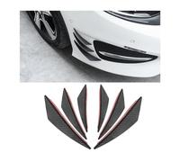 OKIIO su Misura Kit di Spoiler Canard per Maserati Levante 2018-2023,Spoiler Lip Splitter Ailerons,Diffuseur De Pare-Chocs De Voiture Accessori,B-Carbon Fiber