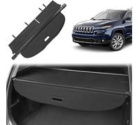 OKIIO su Misura Ripiano Bagagliaio Posteriore Retrattile per Jeep Cherokee 2014-2018,Cappelliera Portapacchi Protezione Ripiano Carico Accessori