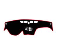 OKIIO Tappetino Antiscivolo per Cruscotto Auto per Hyundai Santa Fe TM HEV2019-2023, Auto Evitare Light Pad, Copri Cruscotto Interno AntiGraffio, Velluto di Alta qualità, Accessori,Red