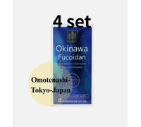 Okinawa Fucoidan Kanehide Bio 42000mg 180 capsule Set di 4 integratori di alg...