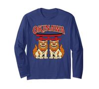 Okinawa, Giappone: I Cani Shisa E I Leoni Guardiani Maglia a Manica