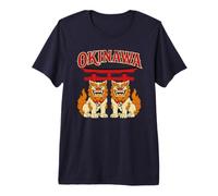 Okinawa, Giappone: I Cani Shisa E I Leoni Guardiani Maglietta Premium
