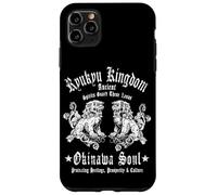 Okinawa Giappone Souvenir Shisa Lions Isole Ryukyu giapponese Custodia per iPhone 11 Pro Max
