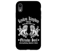 Okinawa Giappone Souvenir Shisa Lions Isole Ryukyu giapponese Custodia per iPhone XR