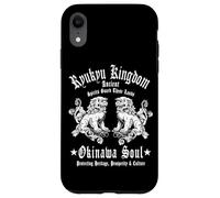 Okinawa Giappone Souvenir Shisa Lions Isole Ryukyu giapponese Custodia per iPhone XR
