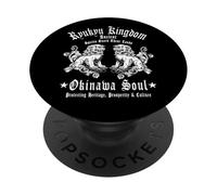 Okinawa Giappone Souvenir Shisa Lions Isole Ryukyu giapponese PopSockets PopGrip Adesivo