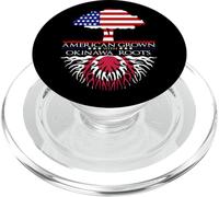 Okinawa Roots americano coltivato bandiera degli Stati Uniti PopSockets PopGrip per MagSafe