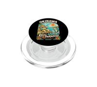 Okinawa Shisa Leone Pesca Oceano Avventura Viaggi Souvenir PopSockets PopGrip per MagSafe