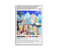 OKITSURA Fell in Love with An Okinawan Girl, But I Just Wish I Know What She's Saying Poster su tela per soggiorno e camera da letto (60 x 90 cm) senza cornice