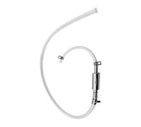 Okiyakusama 2 Pezzi Tubo Spurgo Freno Universale Strumento Valvola Riparazione Kit Sostituzione Tubi Materiale Alluminio PVC Adatto per Manutenzione Veicoli, 3 Clip