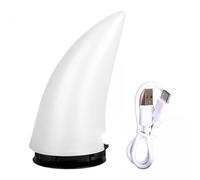 Okiyakusama 2X Luminoso Corno per Casco Ideale per Motociclisti, Nero