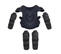 Okiyakusama 5 pezzi per bambini armatura per moto Dirt Bike Gear equipaggiamento protettivo per tutto il corpo protezione per il torace ginocchiere gomitiere, S