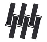Okiyakusama 6 Pezzi Fascia per Gamba Ciclismo Cinturino Elastico per Caviglia Pant Cintura per Telaio Bicicletta Nylon Resistente Regolabile Adatta per S, 3.8 Cm X 35.5 Cm