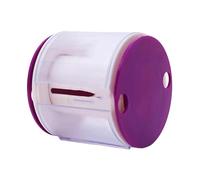 Okiyakusama Avvolgitore Nastro Ginnastica Ritmica Portatile Compatto Manuale Organizer Struttura Robustezza in Pp Funzione Antinodo Adatto per Allenamento, Viola