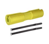 Okiyakusama Barbell Squat Pad Spalliera Protettiva Cuscino Schiuma Accessorio Fitness Straps Antiscivolo Materiale Odorless Consigliato per Allenamento in Palestr, Giallo