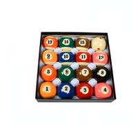 Okiyakusama Biliardo Set Completo Palline Biliardo Accessori Resina Uniforme Durevole Adatto per Competizioni Pratica Quotidiana, TP-B109 Palla Di Cristallo TV