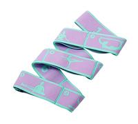 Okiyakusama Fascia per Esercizi di Stretching Banda Elastica per Allenamento Pilates Cintura per Esercizi di Resistenza Cinturino per Stretching Legamenti Re, Viola