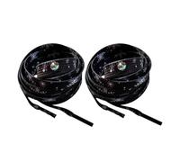 Okiyakusama Lacci Pattinaggio su Ghiaccio Funzionali Lacci per Pattini da Ghiaccio di Ricambio Lacci per Figure Estetici Lacci Resistenti Facili da Usare Adatti a, Nero, 260 Cm