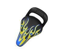 Okiyakusama Sella per Bicicletta per Bambini, Sellino per Bicicletta per Bambini, Sella di Ricambio per Bambini, Materiale PU Imbottito, Impermeabile, per Il Temp, Blu B