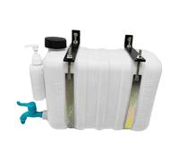 Okiyakusama Serbatoio Acqua Montato su Camion capacità 14 Litri Contenitore Portatile Pp per Autocarri con Rubinetto E Fissaggio Rapido Adatto a Trasporto Veicoli, con Staffa