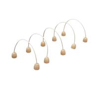 Okiyakusama Set di 5 Wicket di Ricambio Riutilizzabili per Il Croquet