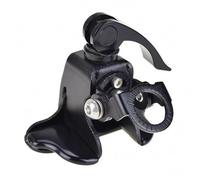 Okiyakusama Supporto Antenna Veicolare Base Antenna Clamp Staffa Rapida Acciaio Inossidabile Montaggio Laterale Cerchio Integrato Finitura Pulita Adatto per Auto, Nero