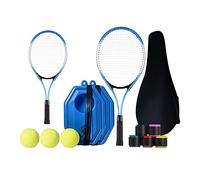 Okiyakusama Tennis Racket per Allenamento Singolo con di Corda Elastica Base Portatile E Impugnatura Confortevole in PE Adatto per Allenamenti in, Stile G
