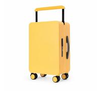 Okiyakusama Valigia Rigida Trolley con Ruote, Giallo, 24" | a ruote doppie, Valigia rigida da , Weekend fuori porta, Per viaggia spesso