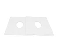 OKJHFD 100 facial rest mask holes designed for good water absorption and breathability, disposable beauty salon headrest cover (White)