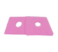 OKJHFD 100 facial rest mask holes designed for good water absorption and breathability, disposable beauty salon headrest cover (Rosy)