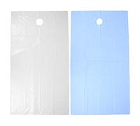 OKJHFD Beauty Salon Breathable SPA Treatment Table Cover Massage Sheets for Skin-Friendly Polyester Fabric (White and Blue)