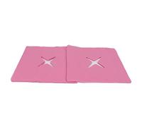 OKJHFD Facial rest cover with well designed holes, absorbent and breathable disposable beauty salon headrest cover (【Pink】Cross Hole Scarf)