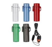 OKJHFD Portable Design Outdoor Keychain Storage Bottle Tank Box, 5PCS Outdoor Protective Case Plastic Multifunctional Outdoor Water Proof Pocket Box